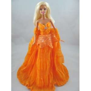   Amazing Pretty Barbie Dress Gown Fits 11.5 Barbie Dolls: Toys & Games