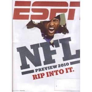  ESPN Magazine (Sept 6, 2010) NFL Preview 2010 Rip Into It 