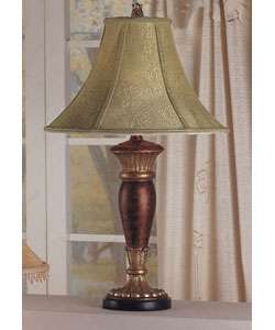 Antique Style Silk Shade Table Lamps (Set of 2)  Overstock