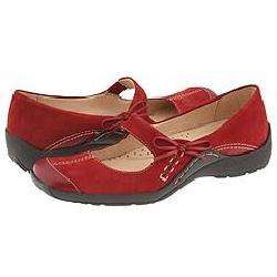 Naturalizer Daily Antique Red Soft Buck/Leather Flats  