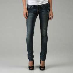 Vigoss Collection Womens Ripped Skinny Jeans  