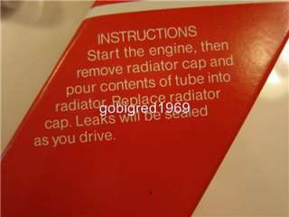 NEW Case of 24 Master Radiator Stop Leak 3/4 oz. Silver  
