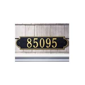   Horizontal Standard Wall Address Plaque One Line Ve: Kitchen & Dining