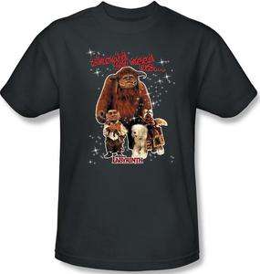   Youth SIZE Jim Henson Labyrinth Ludo Hoggle Poster T shirt top  