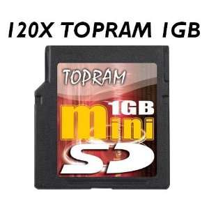 TOPRAM 1GB MINI SD MINISD CARD WITH USB 2.0 SD MMC MINI CARD READER 1 
