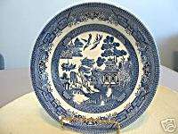 CHURCHILL Blue Willow Dinner Plate Made in England  