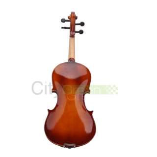   Full Size Natural Acoustic Violin Fiddle with Case Bow Rosin  