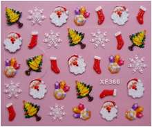 Hot sale! 24 sheets Hello Kitty 3D Nail Art Sticker > 24 different 
