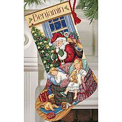 Sweet Dreams Counted Cross Stitch Stocking Kit  Overstock