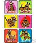 18 SCOOBY DOO ~ Puppy Pop Art Stickers Party Favors
