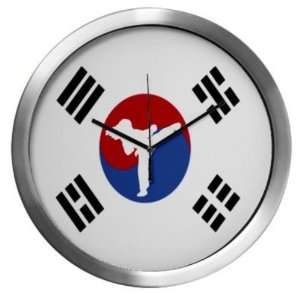  Tae Kwon Kicker Modern Wall Clock