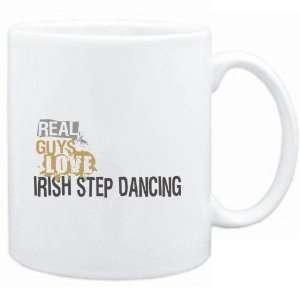 Mug White  Real guys love Irish Step Dancing  Sports  