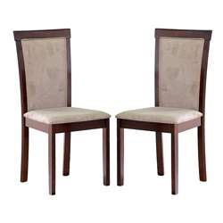 Spain Dark Brown Modern Dining Chairs (Set of 2)  Overstock