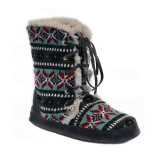 Muk Luks Vintage MMMinty Lace up Booties  