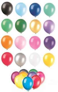   Balloons   30 COLOURS in 4 SIZES (Party Decorations){fixed £1 UK p&p