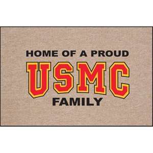  Home of a Proud USMC Family Door Mat 