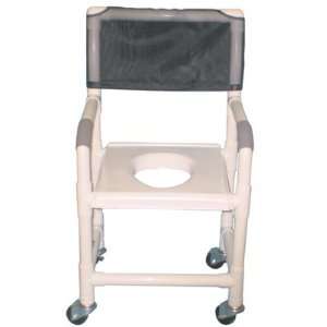  Shower/Commode Chair with Clamp On Toilet Seat: Health 