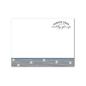  Business Holiday Thank You Cards   Snowy Lines By Shd2 