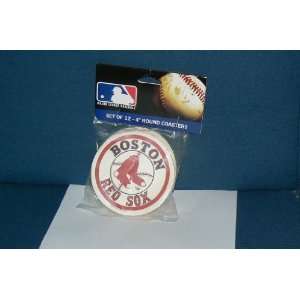 MLB Boston Red Sox Set of 12 Drink Coasters Kitchen 