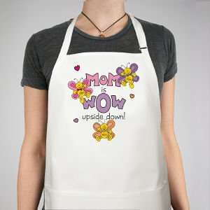  Mom is Wow Personalized Apron