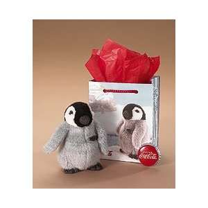   Piece Gift Set ~ Penguin, Coke Magnet, Matching Gift Bag Toys & Games