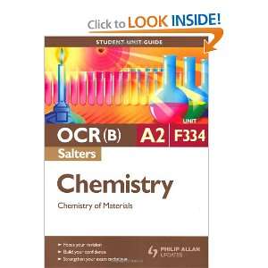  Chemistry of Materials Ocr(b) A2 (Salters) Unit F334 