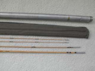 VINTAGE SOUTH BEND 323 8 1/4 SPLIT BAMBOO FLY FISHING ROD  