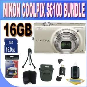  Nikon COOLPIX S6100 16 MP Digital Camera with 7x NIKKOR 