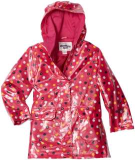   /Toddler Girls Pretty Pink Polka Dot Print Rain Jacket  Was$48  