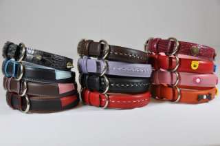 DIRECT FROM PLANT Leather Dog Collars by Izel Tenoch  