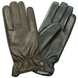 Isotoner Mens Fleece Lined Leather Gloves  Overstock