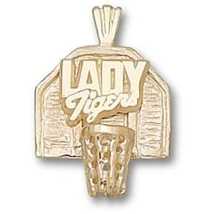 Louisiana State University Lady Tigers Backboard Pendant (Gold 