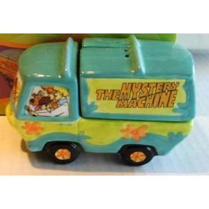 Vintage Scooby Doo Mystery Machine Ceramic Salt and Pepper Shakers 