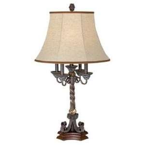   Geographic South America Candelabra Table Lamp