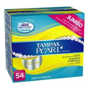   Regular Absorbency, Unscented Tampons 54 Count
