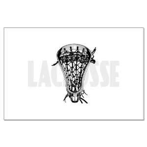  Lacrosse Nuff Said Sports Large Poster by  