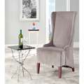 Tall Grey Fabric Dining Chairs (Set of 2)  Overstock