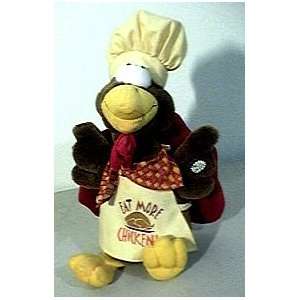   Turkey Sings Rockin Robbing with EAT More Chicken Apron: Toys & Games