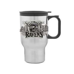 Baltimore Ravens Travel Mug:  Kitchen & Dining