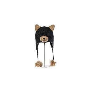    Delux Knitwits Babu the Black Bear Pilot Hat: Everything Else