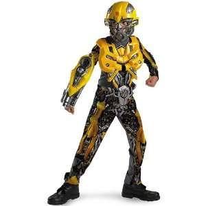 Child Deluxe Transformers 3 D Bumblebee Costume: Toys 