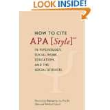 How to Cite APA Style 6th in Psychology, Social Work, Education, and 