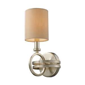  Elk 31010/1 New York 1 Light Sconce In Renaissance Silver 