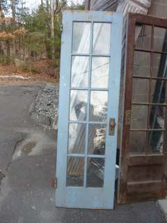 10 PANE mission style french door 80 x 24 panes  7.55 x 12.5 