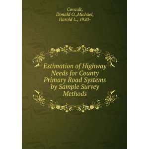   Sample Survey Methods Donald O.,Michael, Harold L., 1920  Covault