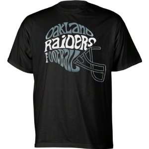  Oakland Raiders Youth Skewed Helmet T Shirt: Sports 