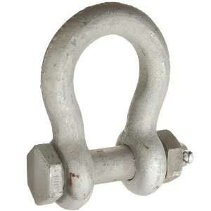 Bolt & Nut Anchor Shackles   1 1/8 anchor shackle galvanized w/bolt 