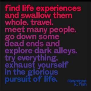  Quotable Find Life Experiences   Lawrence K Fish Magnet 