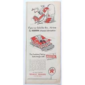  1954 Texaco Marfak Lubrication Print Ad (3114)