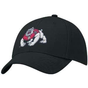  Nike Fresno State Bulldogs Black Swoosh Flex Hat Sports 